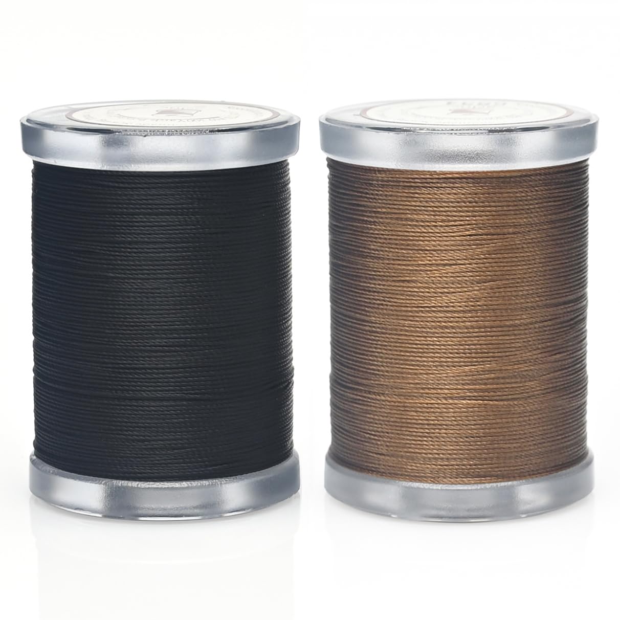 Selric 300Yards Extra Strong Bonded Nylon Thread - Black and Coffee