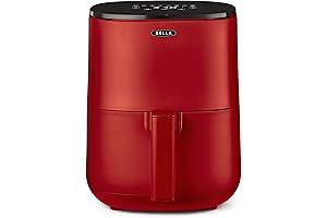 BELLA 2.9 Qt Matte Red Multicooker Touchscreen Air Fryer