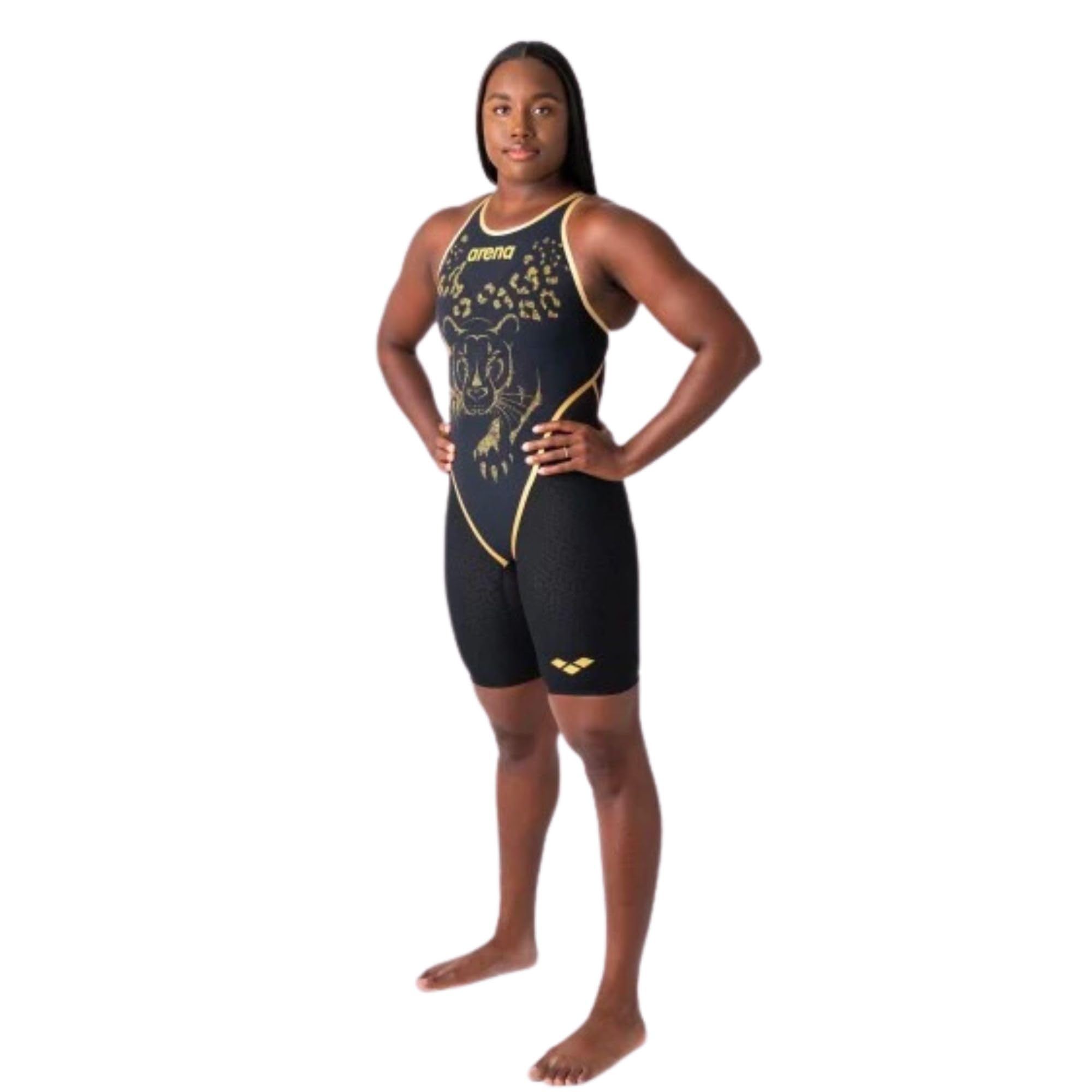 Arena Women's Closed-Back Powerskin Carbon Glide Kneeskin Racing Suit Costume Intero Donna