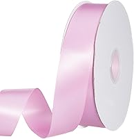 Vista 46 de Cinta amarilla de maíz, cinta de satén de poliéster de doble cara de color sólido, 1 1/2 pulgadas de ancho, 100 yardas de largo, perfecta