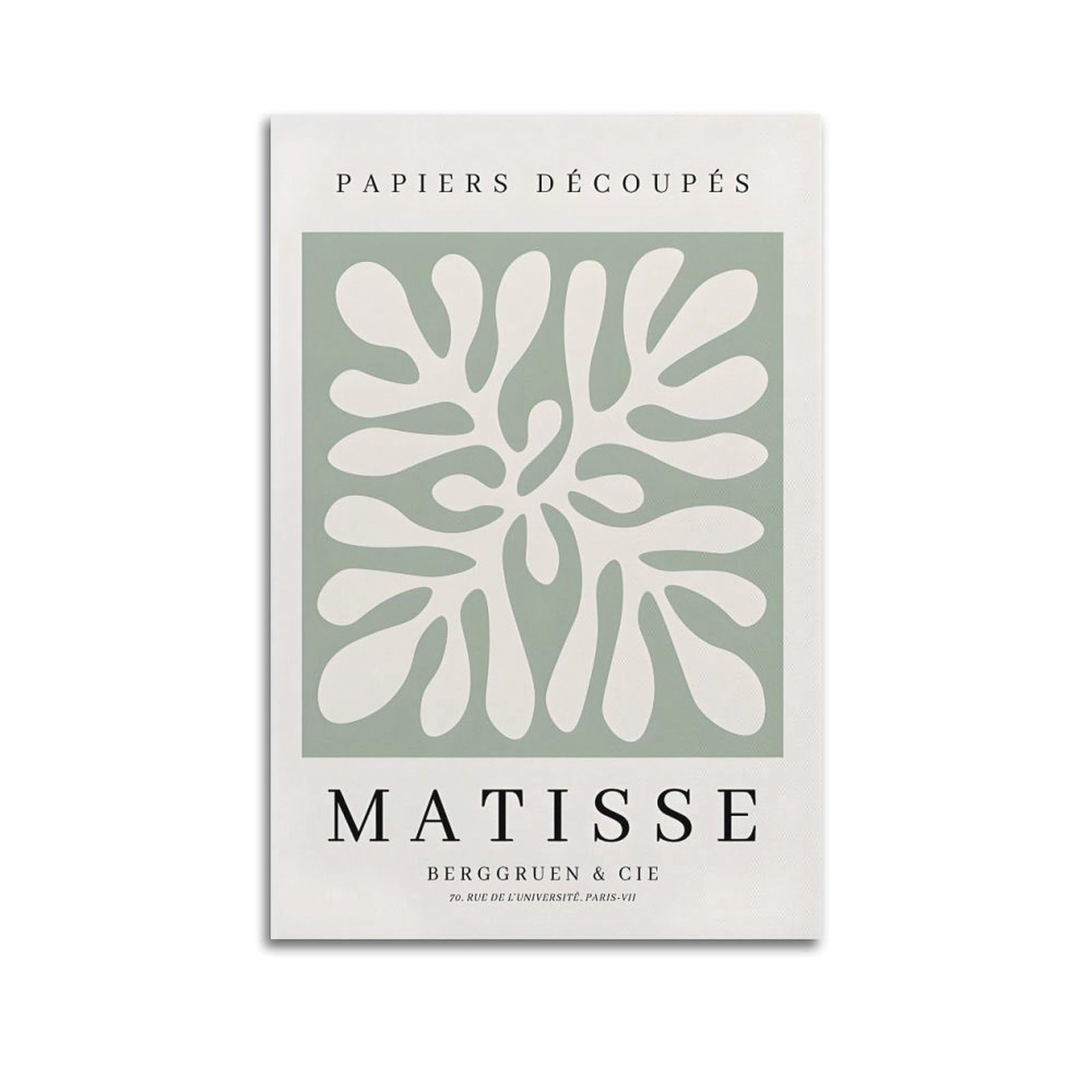 Jocrynsi Unframe-Style Henri Matisse Prints Flower Abstract Posters Aesthetic Canvas Wall Art Print Home Decor For Bedroom Living Room12x18inch(30X45cm)