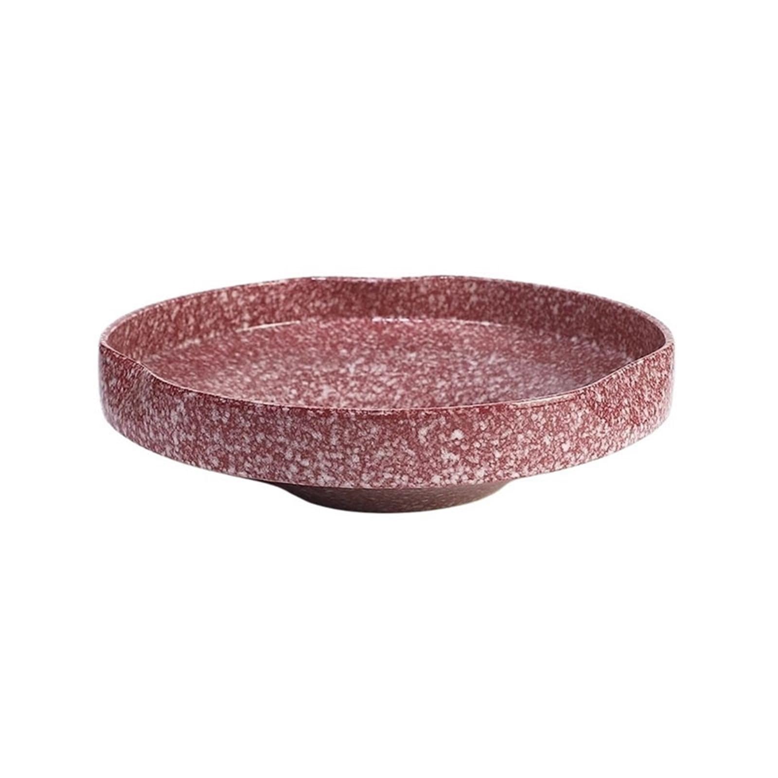 Bandeja decorativa con base baja para arreglos florales para interiores y exteriores