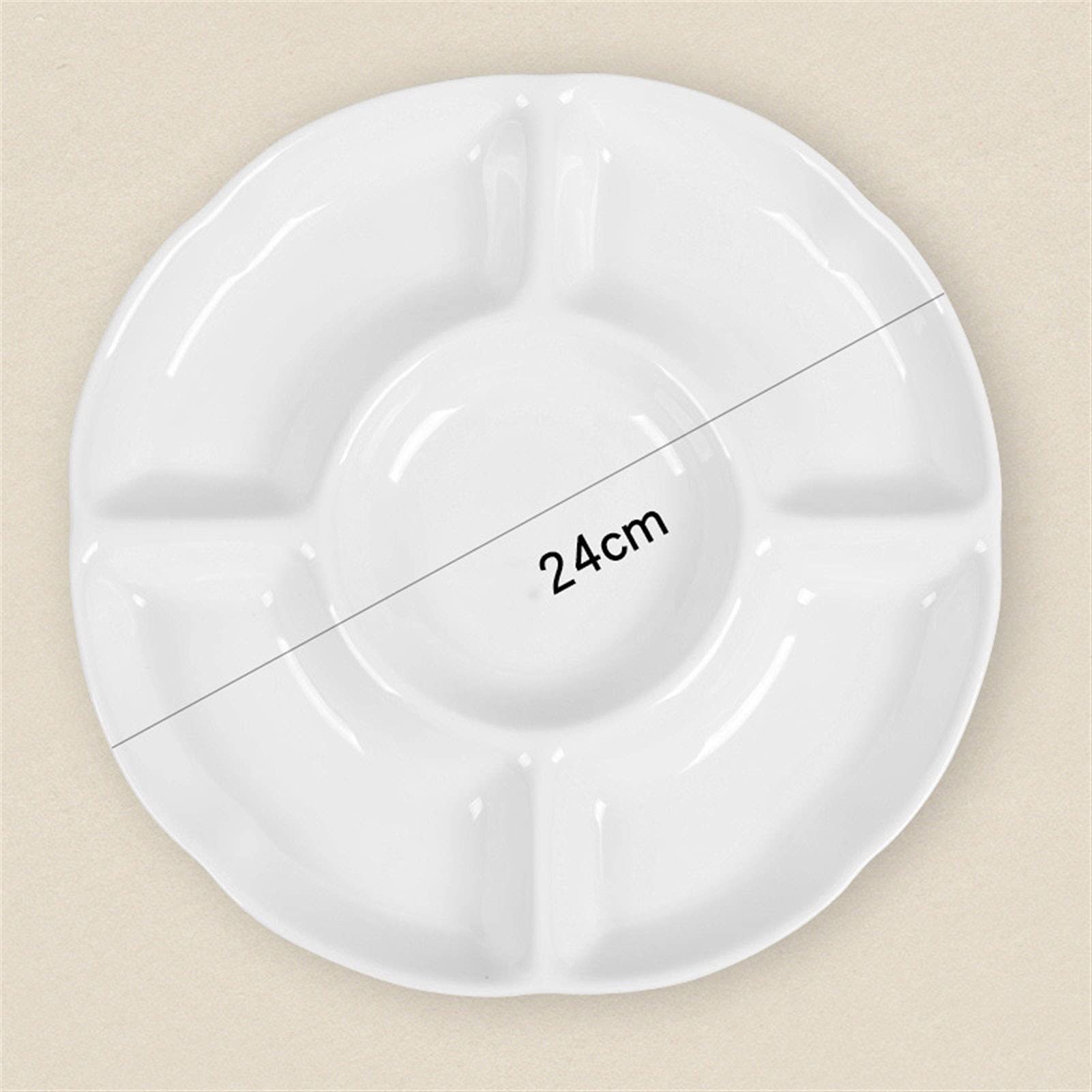 Tavolozza di Ceramica Rotonda Multifunzione, for Artisti, Pittori Professionali, Pittura Dilettanti, Artigianato, Hobbisti