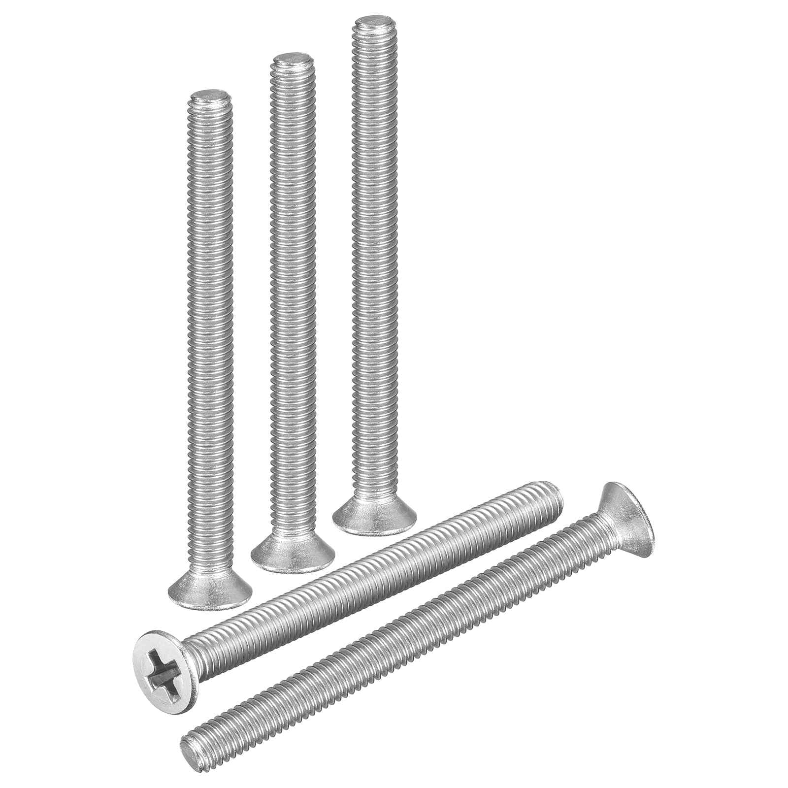 DTGN M3.5-0.6x35 Flat Head Machine Screws - 30pcs - Good for Furniture and Machinery - 304 Stainless Steel Phillips Countersunk Machine Screws Bolts - Silver โ image 1