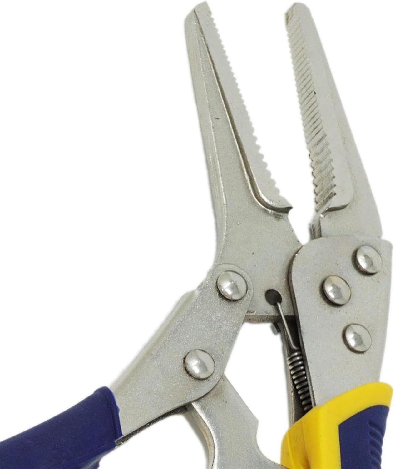 Dapetz ® Locking Pliers/Long Nose Mole Grip Locking Vice Grip Pliers 9" Locking Grips Straight Soft Grip Handle Made from Hardened & Tempered CRV Steel