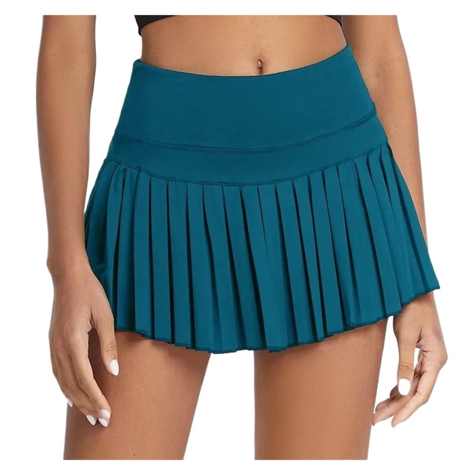 Gonne da Golf Gonne da Tennis sicure for Palestra, Golf, Corsa, Gonna Plissettata, a Vita Alta con Pantaloni e Tasca for Donna