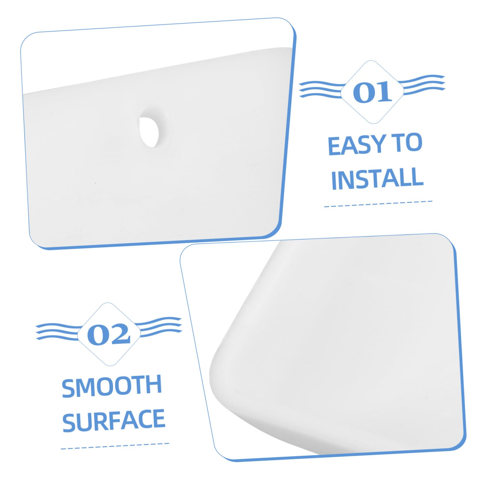 Mangeoire à Volailles 2 Sets PP Blanc Grosse Capacité pour Cage | Installation sur Cage, Usage Poules et Perruches, Lot de 2 Sets de Sets de Pièces, Alimentation Quotidienne