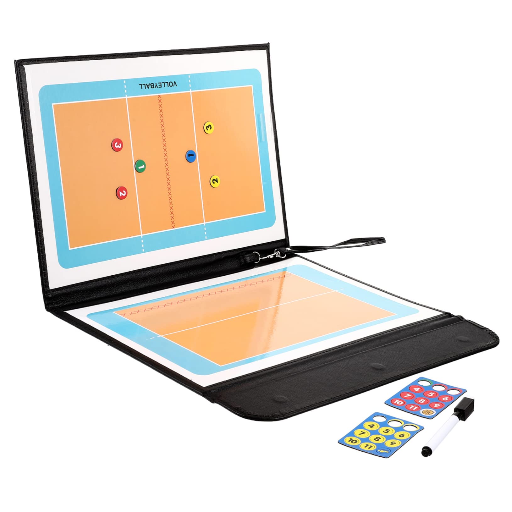 GOOHOCHY Sports Ball Board Portable Iron Board Writing Surface Volleyball Training Planning Match Analysis Board