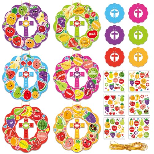 30 Set Fruit of The Spirit Wreath Craft Kit for