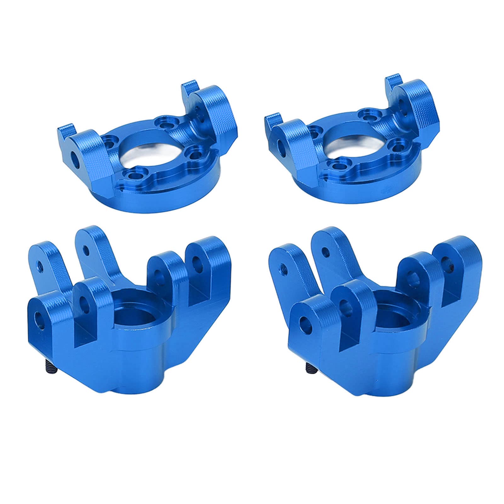 Tasse de direction avant en alliage d'aluminium, avec Base de direction avant pour camion LOSI LMT 1/8 (Bleue)