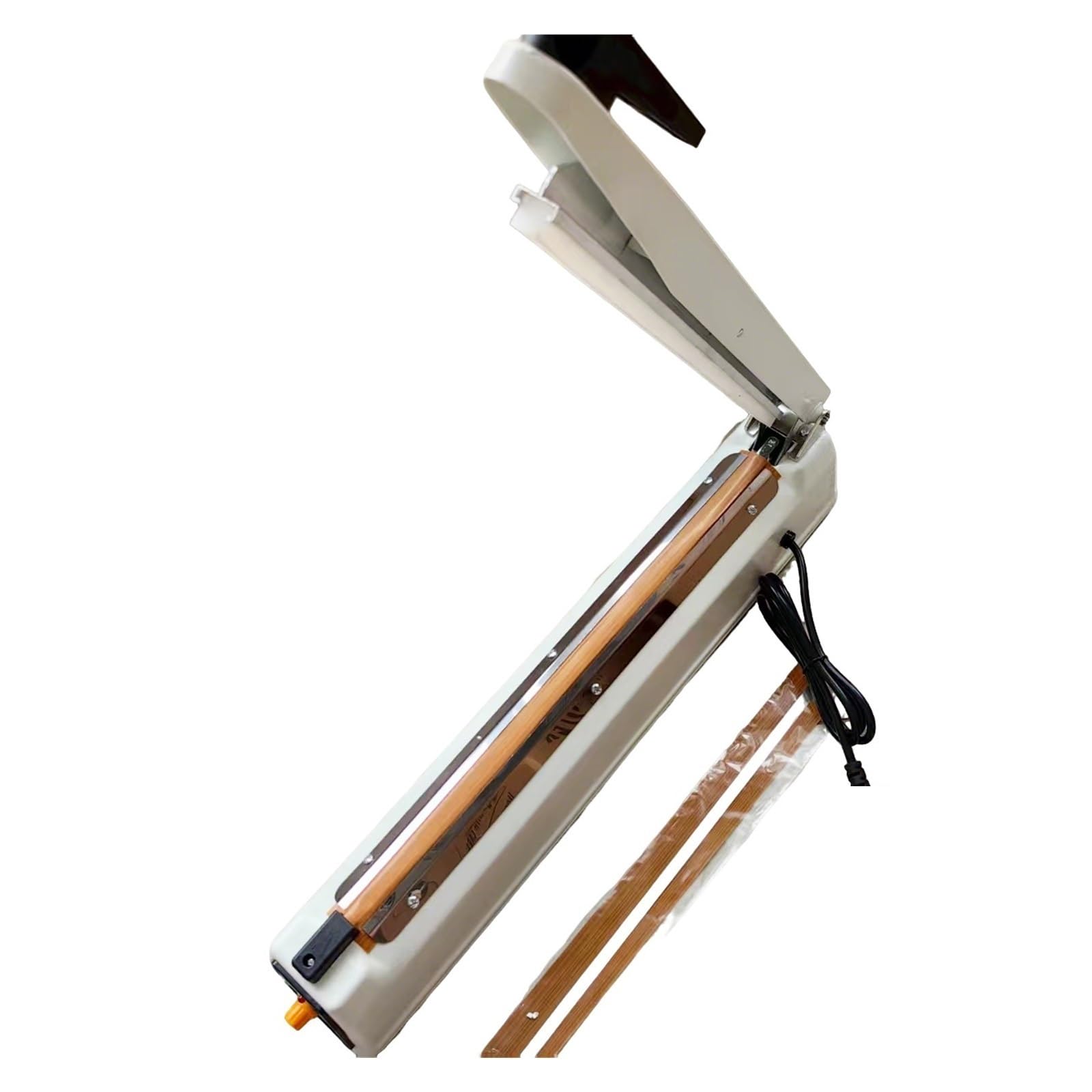 Scelleuse À Impulsion Manuelle, Thermoscellage, 300 Mm X 8 Mm, avec Codes Numériques, pour Sacs Alimentaires sous Vide en Plastique, Scellage Propre Et Net.
