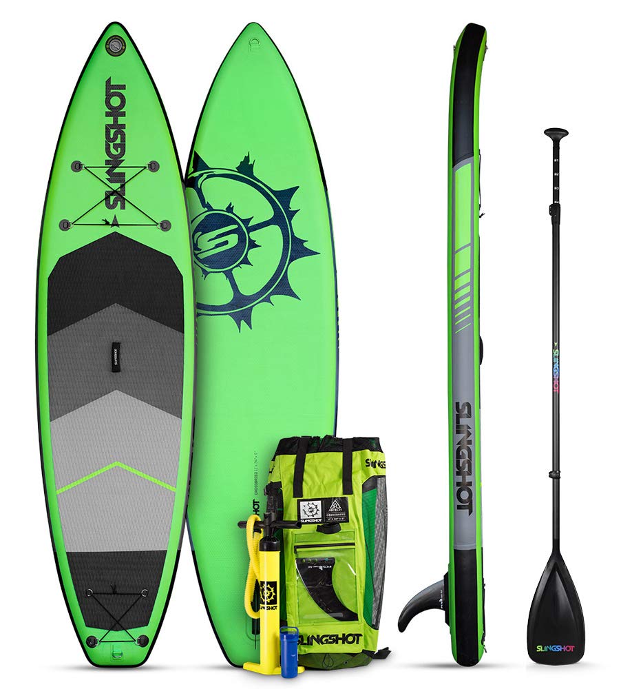 Crossbreed Airtech Inflatable SUP - Green | Slingshot Sports