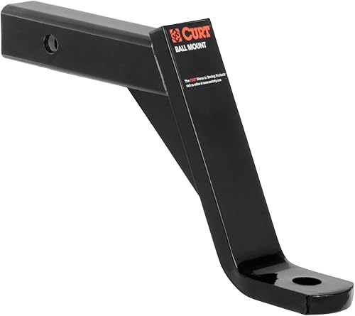 CURT 45890 Clase III Montaje de bola de 2 pulgadas. Receptor 5000lbs. GTW 11.5 pulgadas. Longitud 8 pulgadas. Montaje de bola Clase III de caída