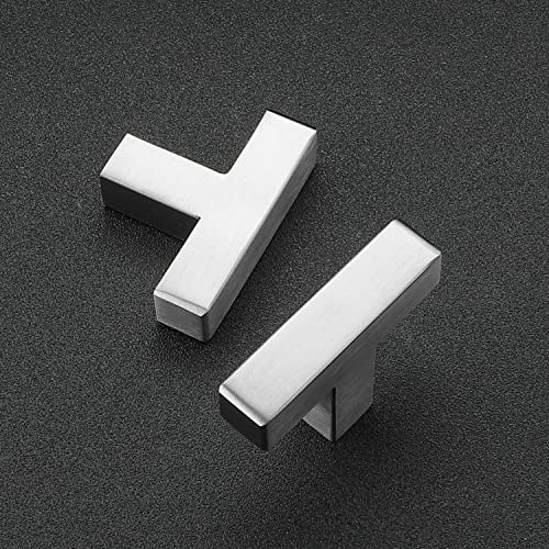 Image of Ravinte 32 Pack 2 inch Length Square Cabinet Pulls Brushed Nickel Stainless Steel Kitchen Drawer Pulls Cupboard Handles Cabinet Handles