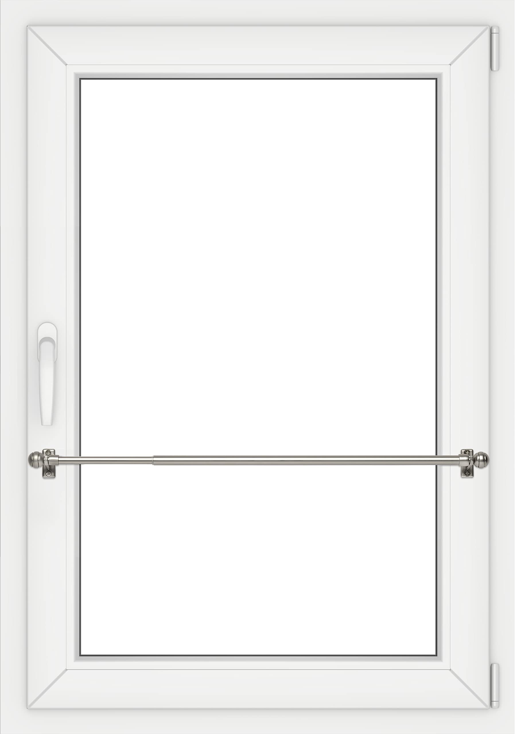 Bastone Per Tende Estensibile MINI - Per Finestre Piccole, Regolabile 40-60cm, Metallico - Foto 2