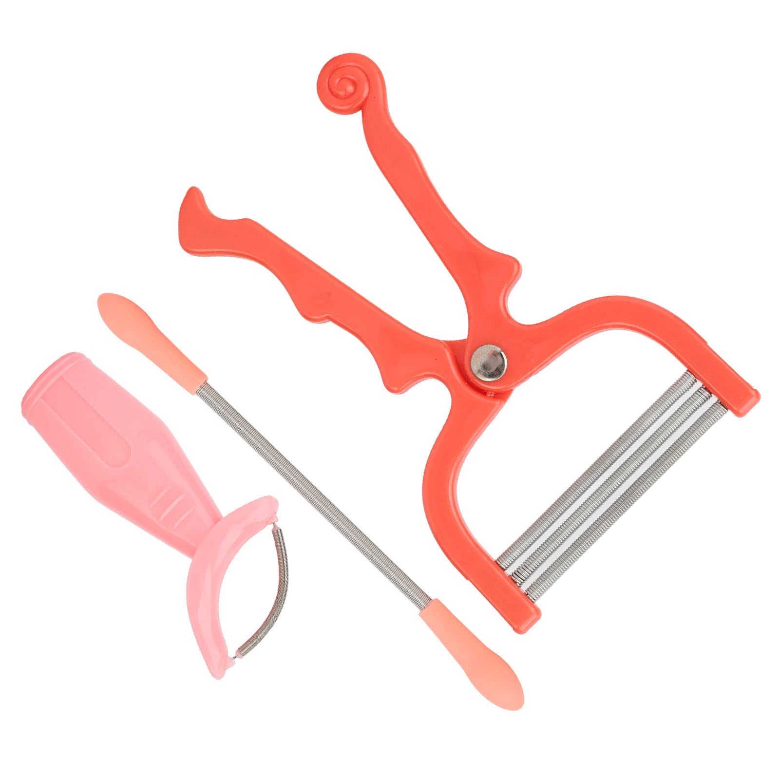 Sprężynowe depilatory, sprężyny do usuwania włosów z twarzyEpilator Stick Tools, Healifty Depilatory Tools, Remove Nnwanted Hair Przenośna stal nierdzewna Trwała bez plastiku bez pigmentów