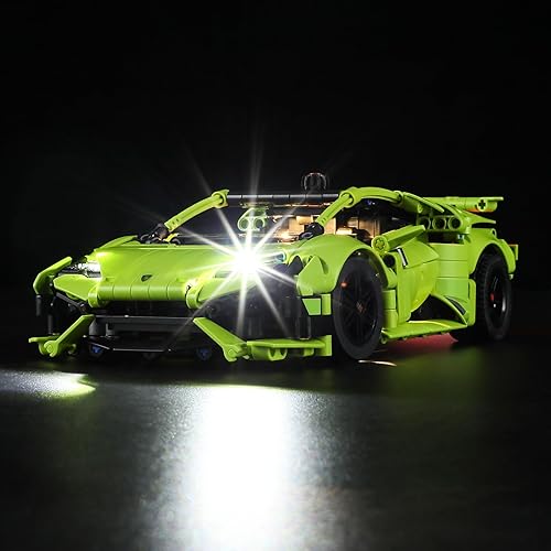 Miniatura 2 de LIGHTAILING Luz para Lego-42161 Lamborghini Hurac Tecnica - Kit de iluminación LED compatible con el modelo de bloques de construcción Lego - NO