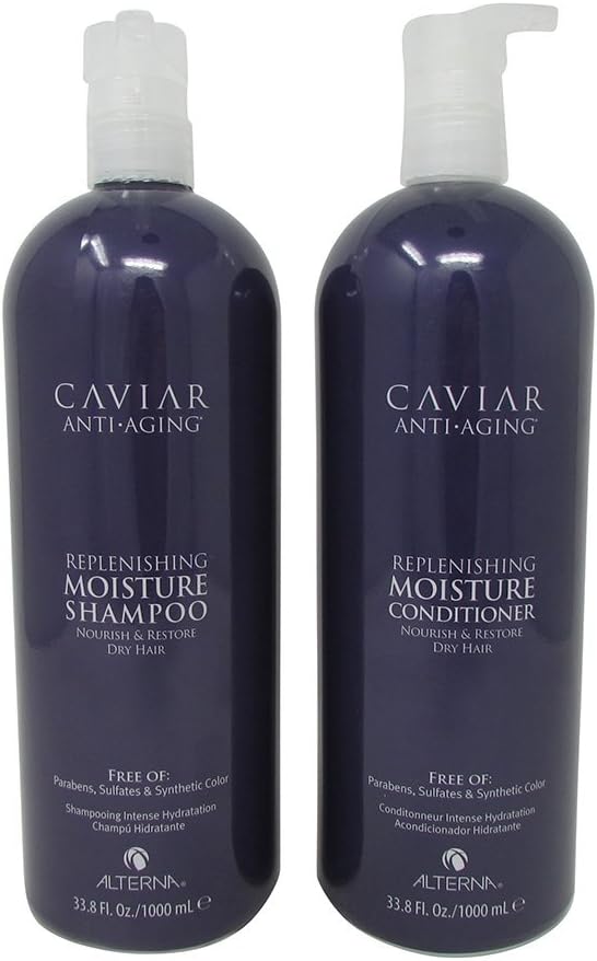 Alterna Caviar Anti-aging Replenishing Moisture Shampoo & Conditioner Duo - 33.8 oz/liter size