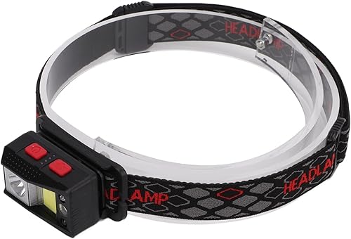 Miniatura 9 de Topyond Linterna frontal LED, XPG COB, luz LED recargable, sensor de movimiento, lámpara de cabeza recargable USB para correr montañismo al aire