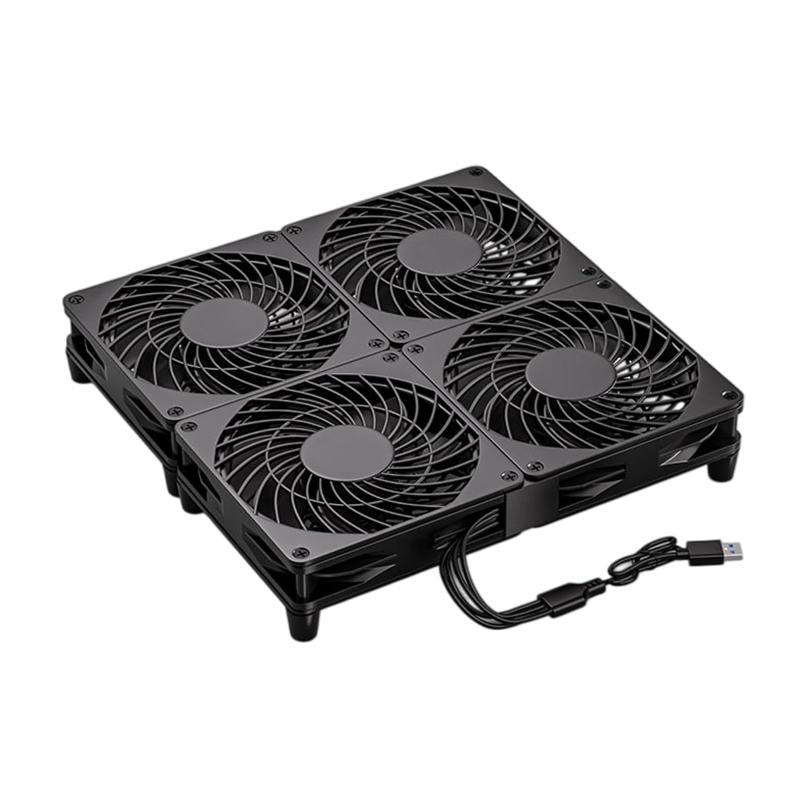 Ventilador alimentado por USB con flujo de aire de, 4 fan B