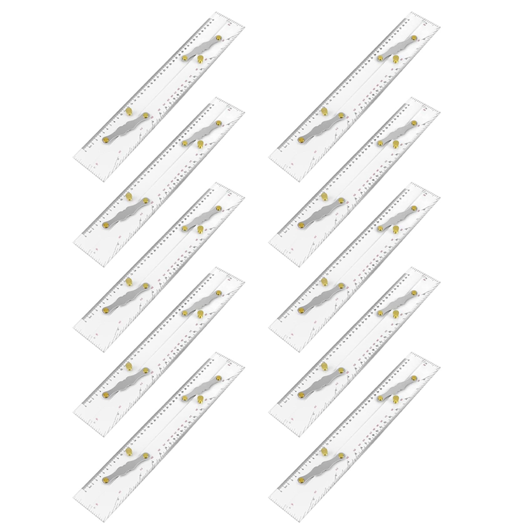 Jnchdghwa As Shown 10X Marine Parallel Ruler Clear Scales, Mapping Points To Pull Parallel Ruler 450Mm, Nautical Charts Parallel Ruler