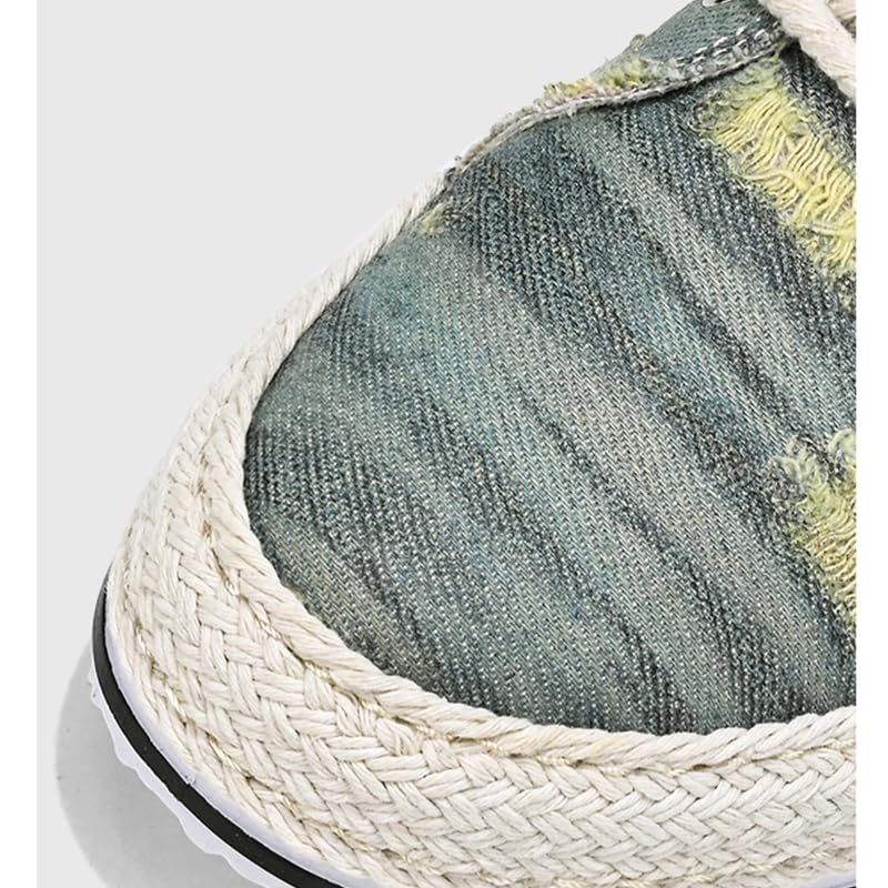 JXpxbao Herren-Skateboardschuhe Im Vintage-Retro-Stil Mit Hohem Schaft, Bequeme, rutschfeste, Lässige Canvas-Sneaker Zum Schnüren Für Outdoor-Aktivitäten Für Herren