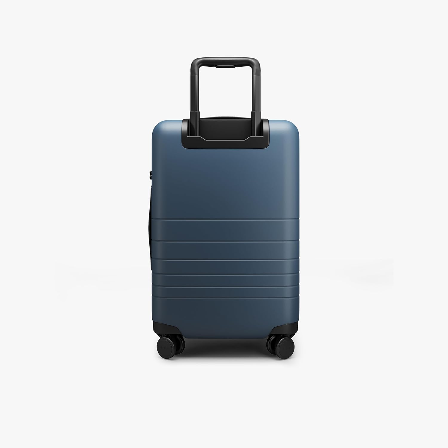 Monos Carry-On Plus Luggage (23"), Lightweight Hardside Spinner Suitcase with TSA Lock, Airline Approved, Ocean Blue