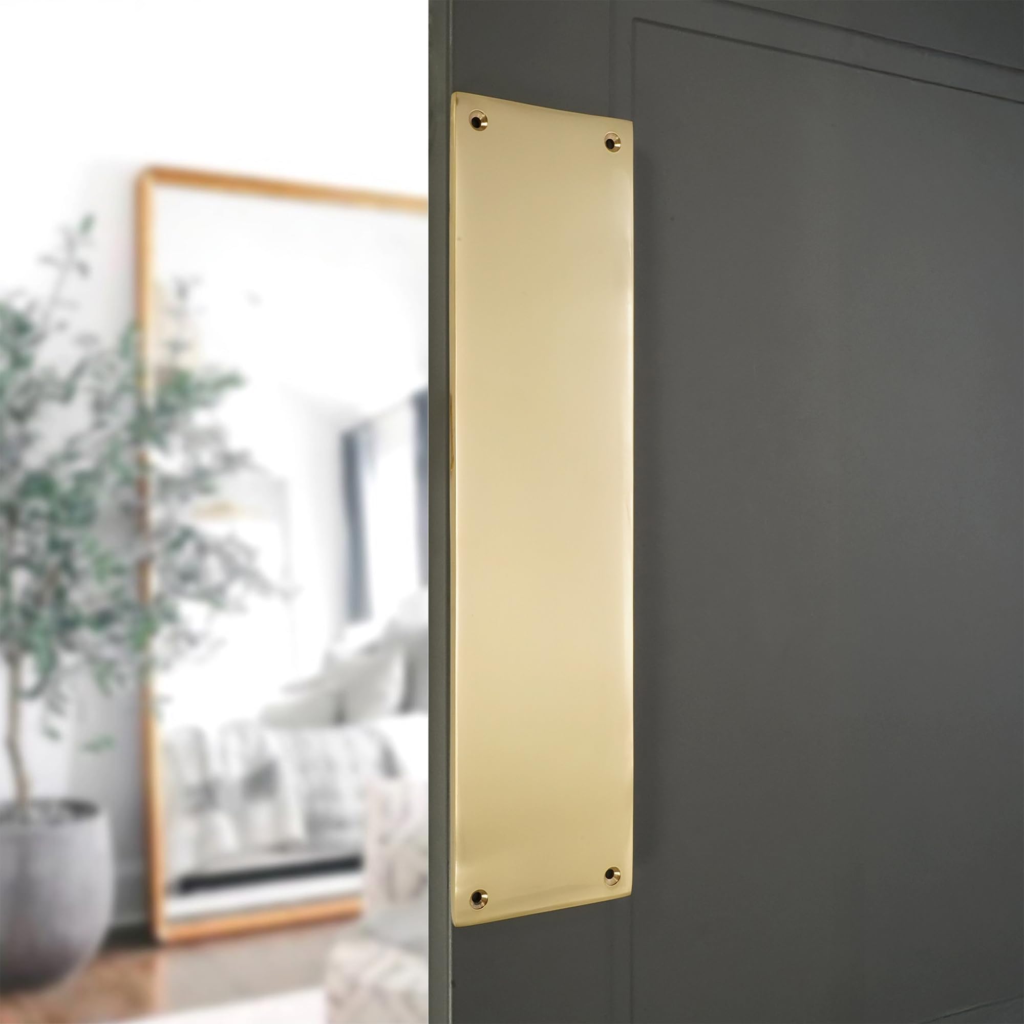 Protection de porte Infinity Decor en laiton poli 280 x 75 mm style victorien