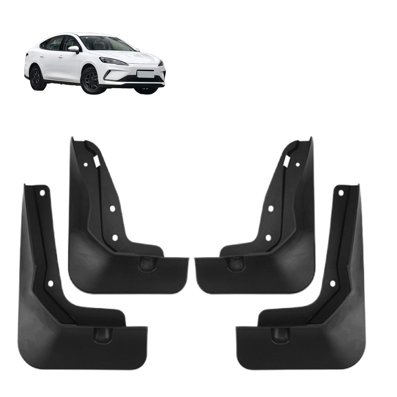 NYSLDSCO 4Pcs Premium Mud Flaps for BYD Seal 05 DM i 2025 Front and Rear Splash Guards Durable Mudguards Protection Against Road Debris