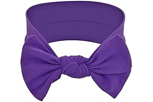 Adorable Purple Baby Bows for Girls