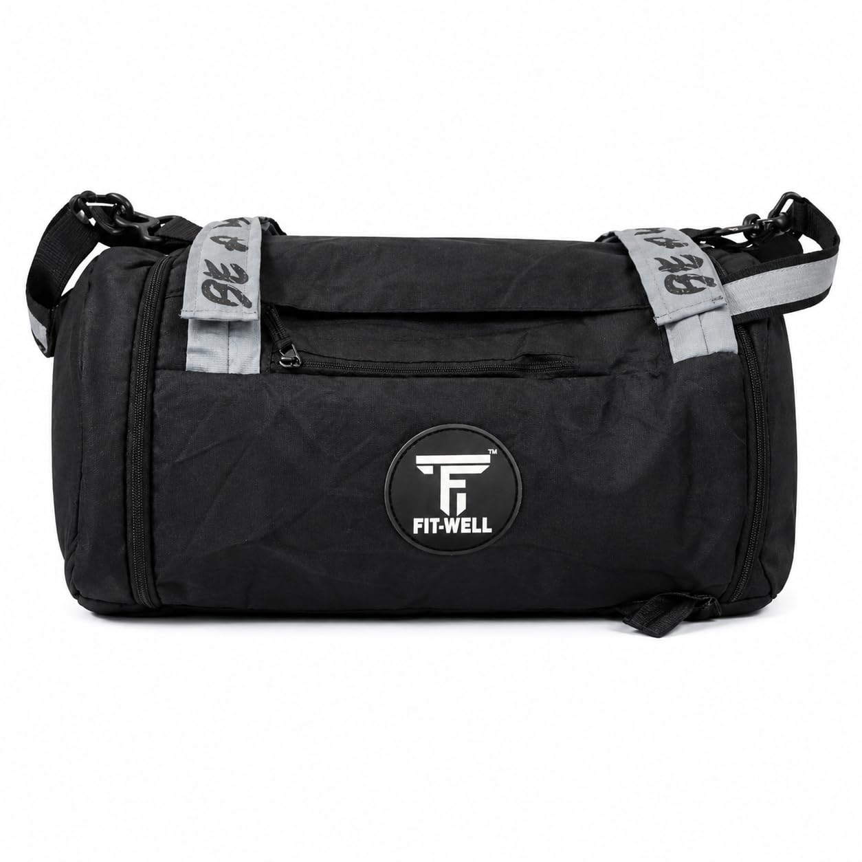 fit well ventures Fitwell Gym Duffel Bag for Men & Women, Waterproof Sports Bag with Shoe Compartment, Adjustable Shoulder Strap, 45L Travel Gym Bag-picture-23