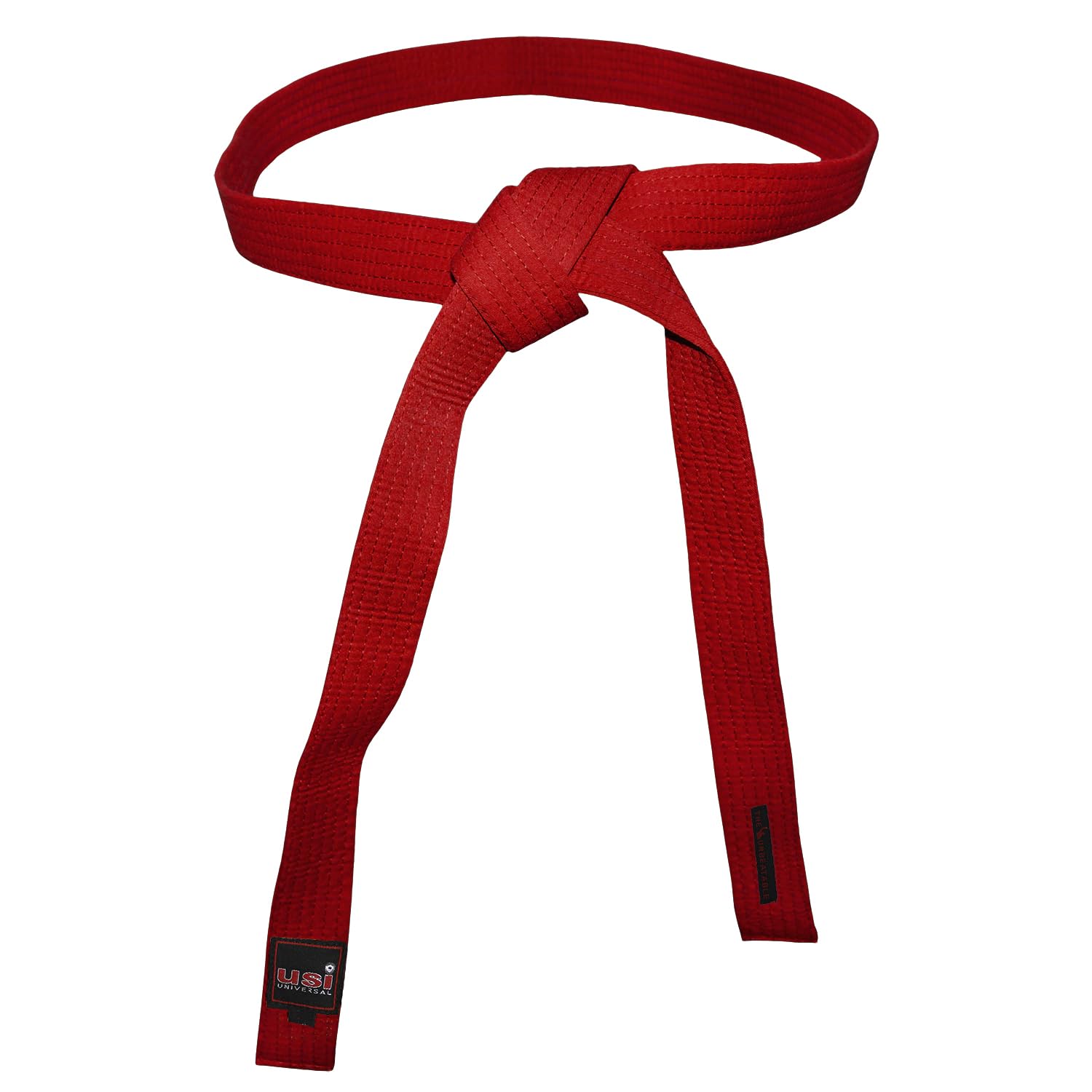 USI Universal Karate Belt, 417BC (280cm, Red) Taekwondo Solid Martial Arts Judo Karate TKD Aikido Uniform Belt Belts, Professional Belts Taekwondo Tapes 4