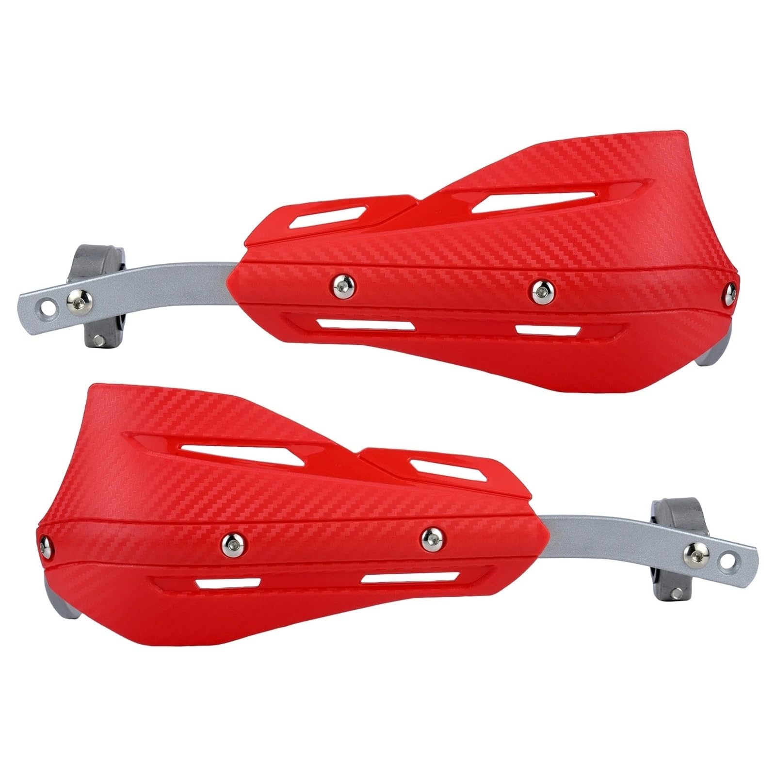 Ochraniacze na roweru motocykla Motocykl Handgua Do SXF KLX KXF YZF WRF | Osłona dłoni motocykla Osłona dłoni Tarcza Protector Kierownica roweru terenowego(RED)