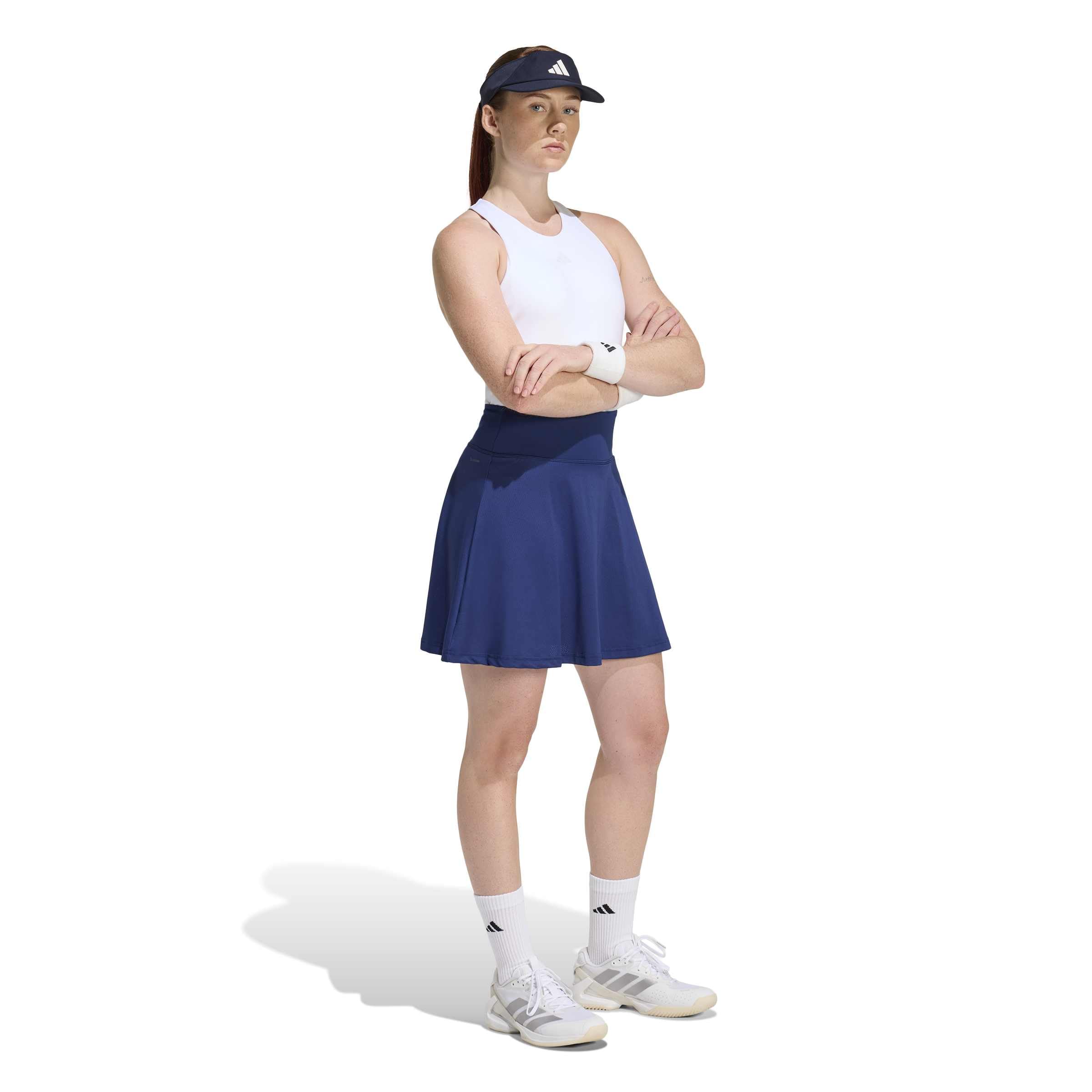 adidas Damen Club Tennis Climacool Long Skirt Rock (1er Pack)