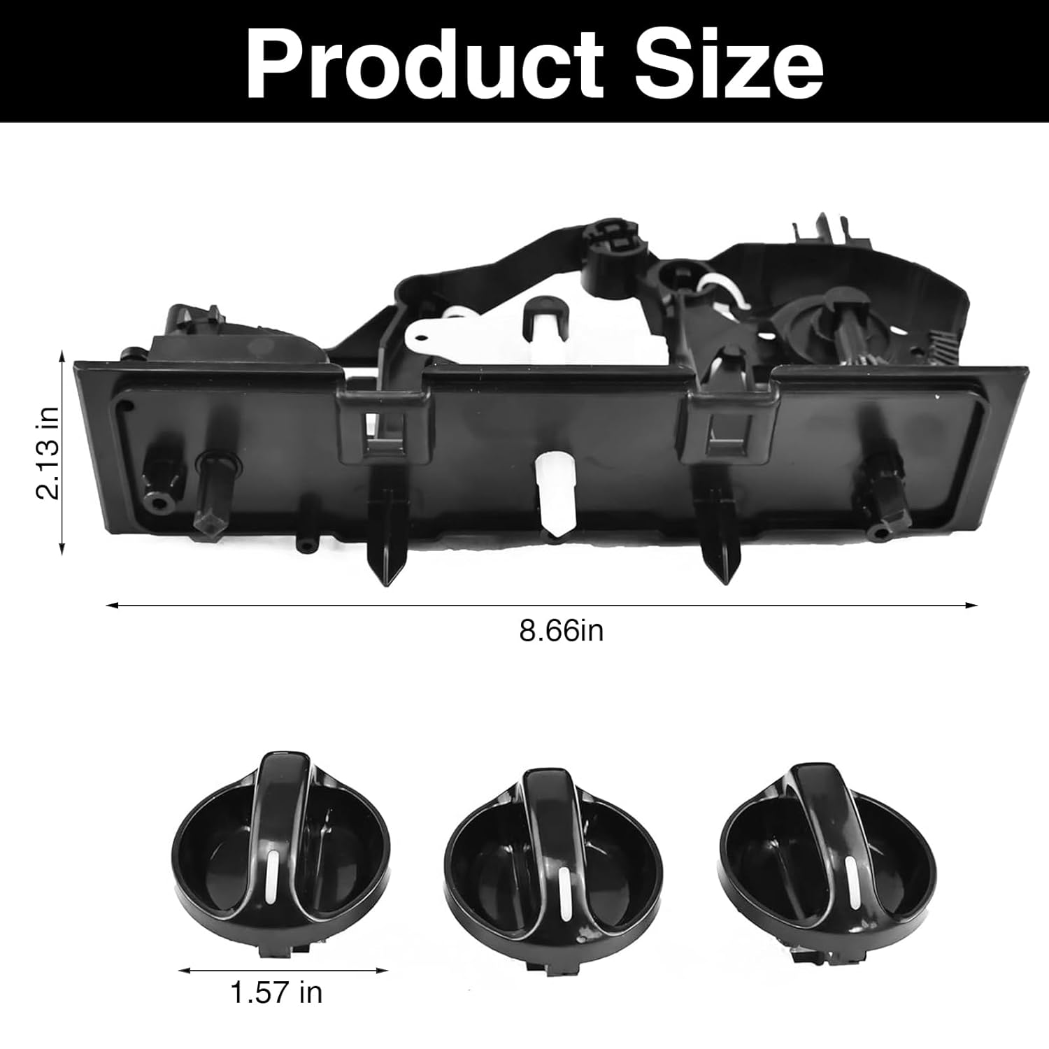 55910-0C010 A/C Heater Control Switch Module Panel Compatible with Toyota Tundra 2000-2006 3.4L 4.0L V6/ 4.7L V8 Replace# 559100C010 55905-0C010