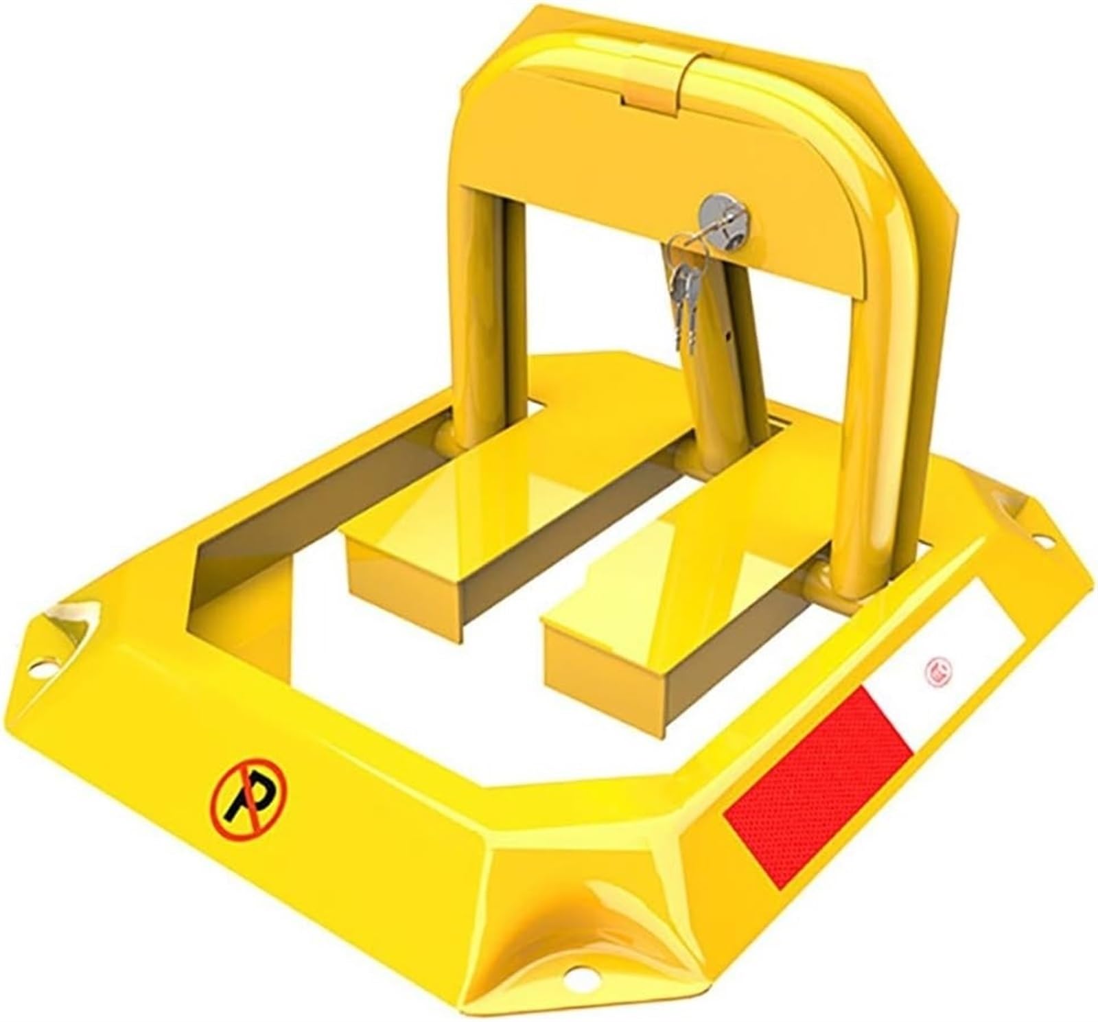 Barrière d'aide au stationnement pliable et verrouillable pour garage