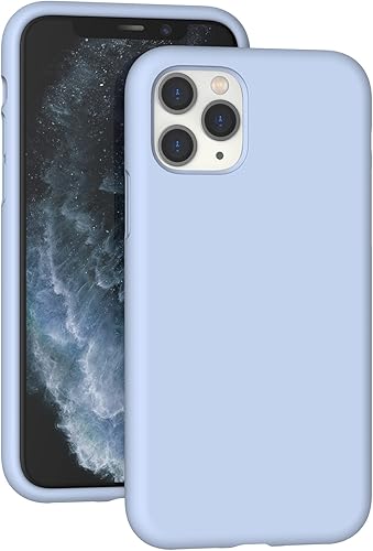K TOMOTO Funda compatible con iPhone 11 Pro Max, protección contra caídas de silicona líquida de goma de gel de cuerpo completo con microfibra suave