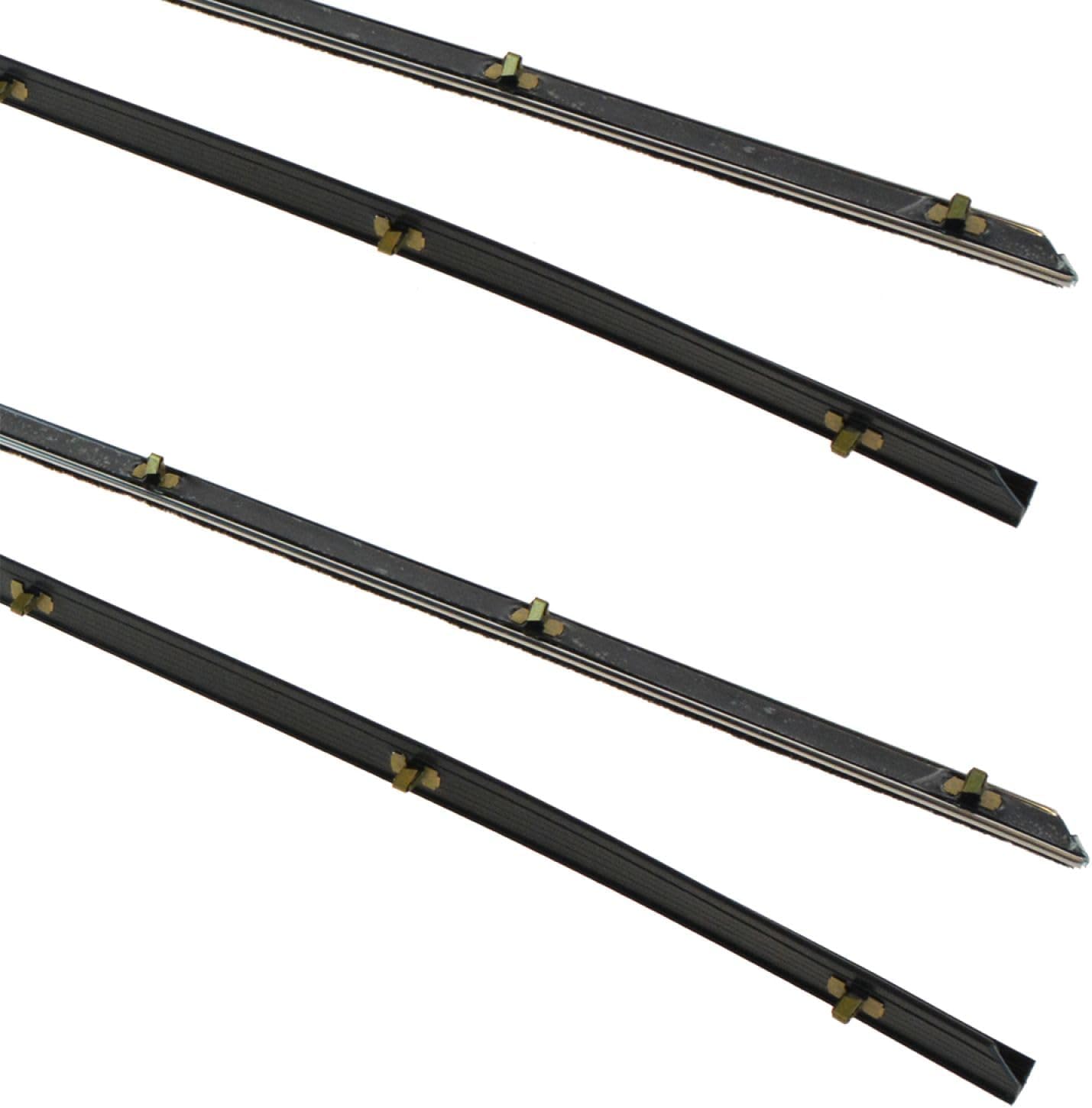 TRQ Door Window Belt Weatherstrip Kit Compatible with 1967-1968 Ford Mustang