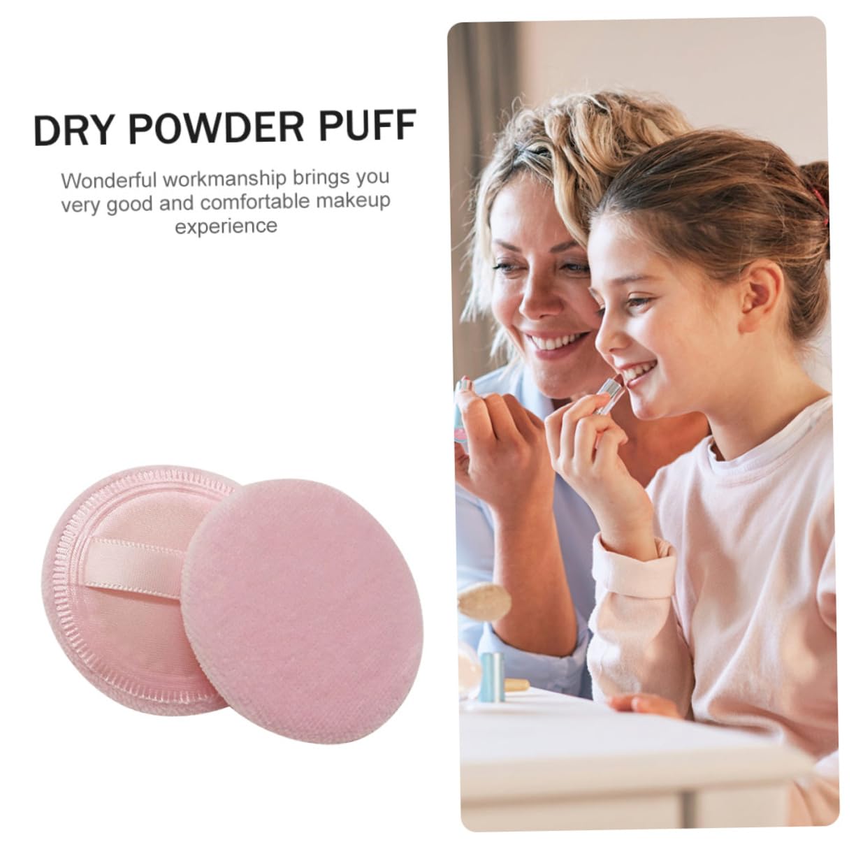 20pcs Velvet Puff Dry Powder Sponge Cosmetics Makeup Puff Dusting Body Powder for Women