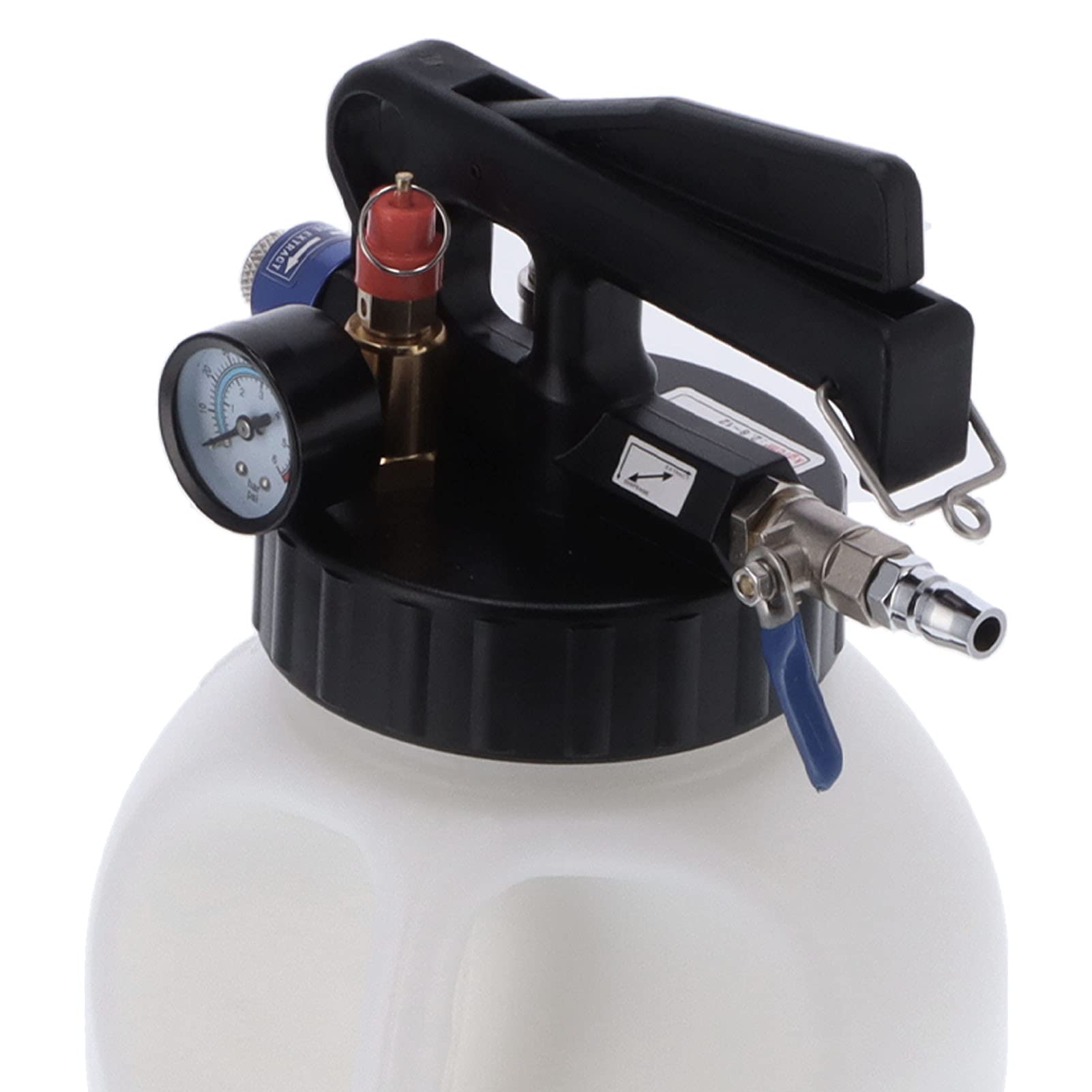 Dioche Cambia Il Fluido dell'utensile Distributore di Olio Pneumatico per Automatico da 6 Litri Riempimento del Fluido per Olio Motore Set di Strumenti di Ricarica per Cambi d'Olio Rapidi e Sicuri