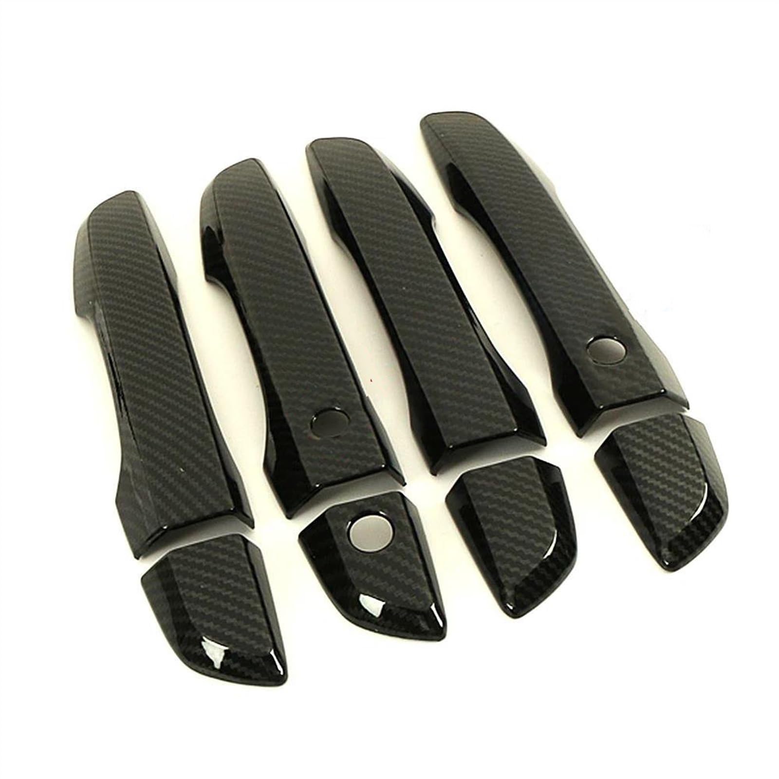 NOHEEU Carbon Fiber Car Exterior Door Handle Grab Cover Trim Sticker Styling for Civic 2016-2018 2019 202010 Gen(D)