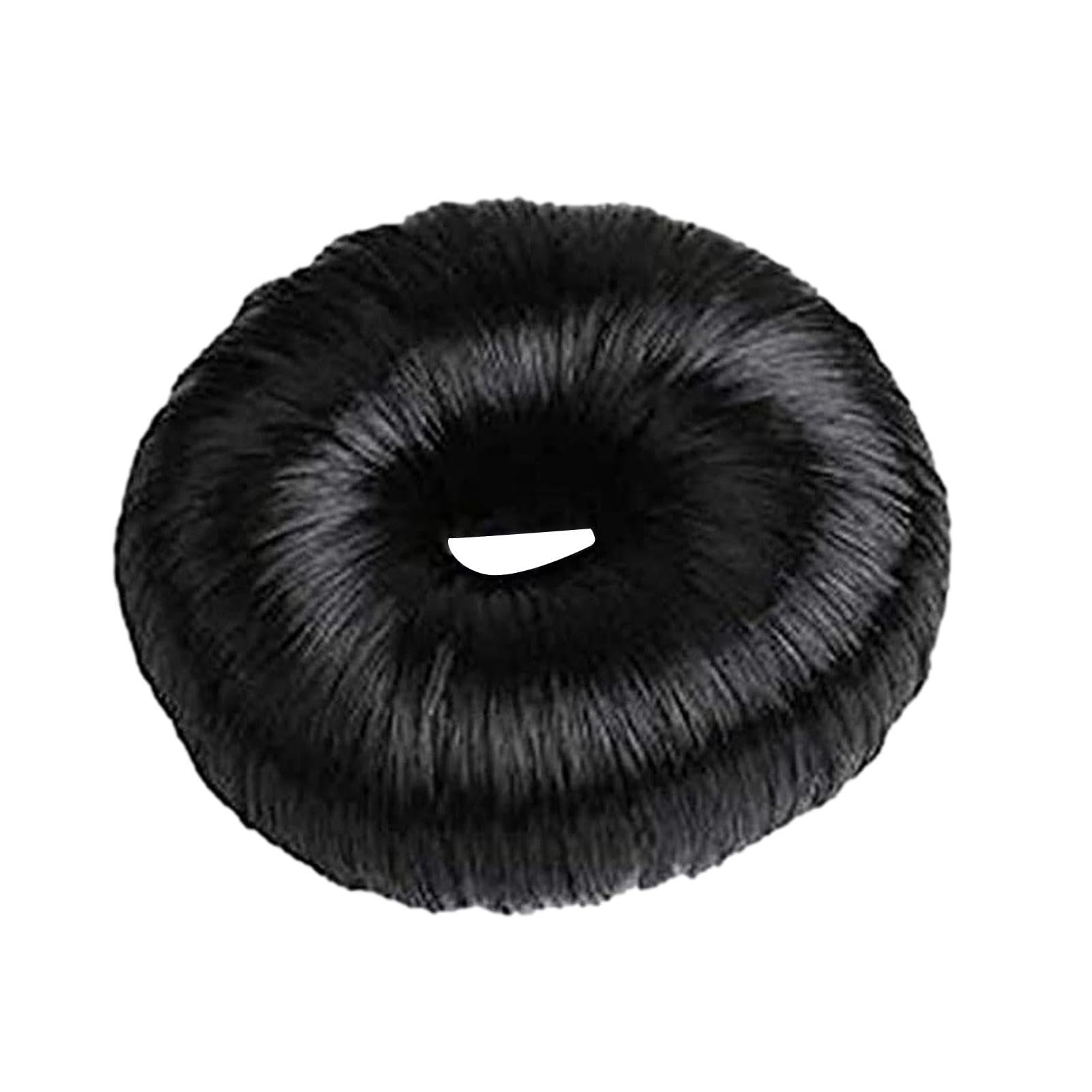 Donut Bun Wig, Doughnuts Ring Styler Maker, Black Hair Donut Bun Maker Wig For Short And Thin Hair Crown Shapers Accessories