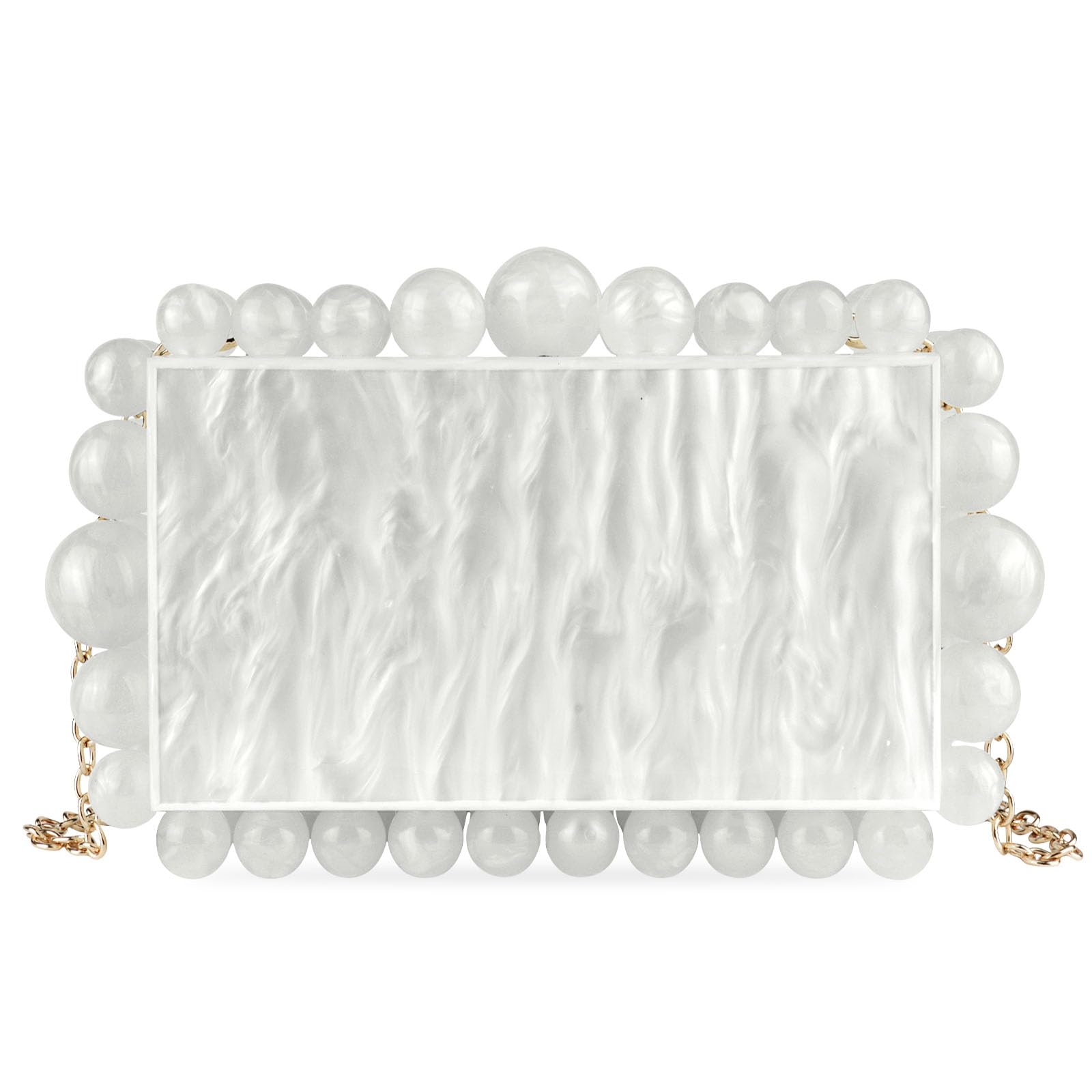 OSDUE Bolso de mano de cubo lleno de diamantes para mujer, bolso de noche brillante, bolso de cadena, bolso de hombro para bodas, fiestas, tiempo libre o citas (plata)