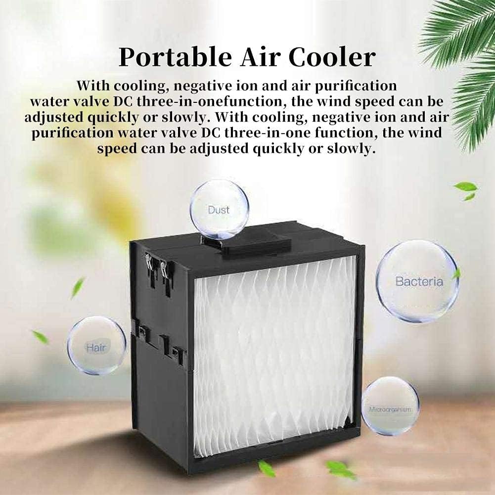 Car Air Cooler Mini Portable Air Conditioner Fan Desktop Cooler Personal USB Table Fan Small Air Humidifier for Home Auto