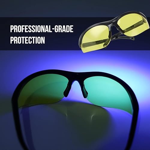 Miniatura 5 de Lichamp Kit de detección de fugas de CA para automóvil, kit de detección de fugas de tinte de aceite UV, incluye luz UV CA y gafas protectoras, LA01