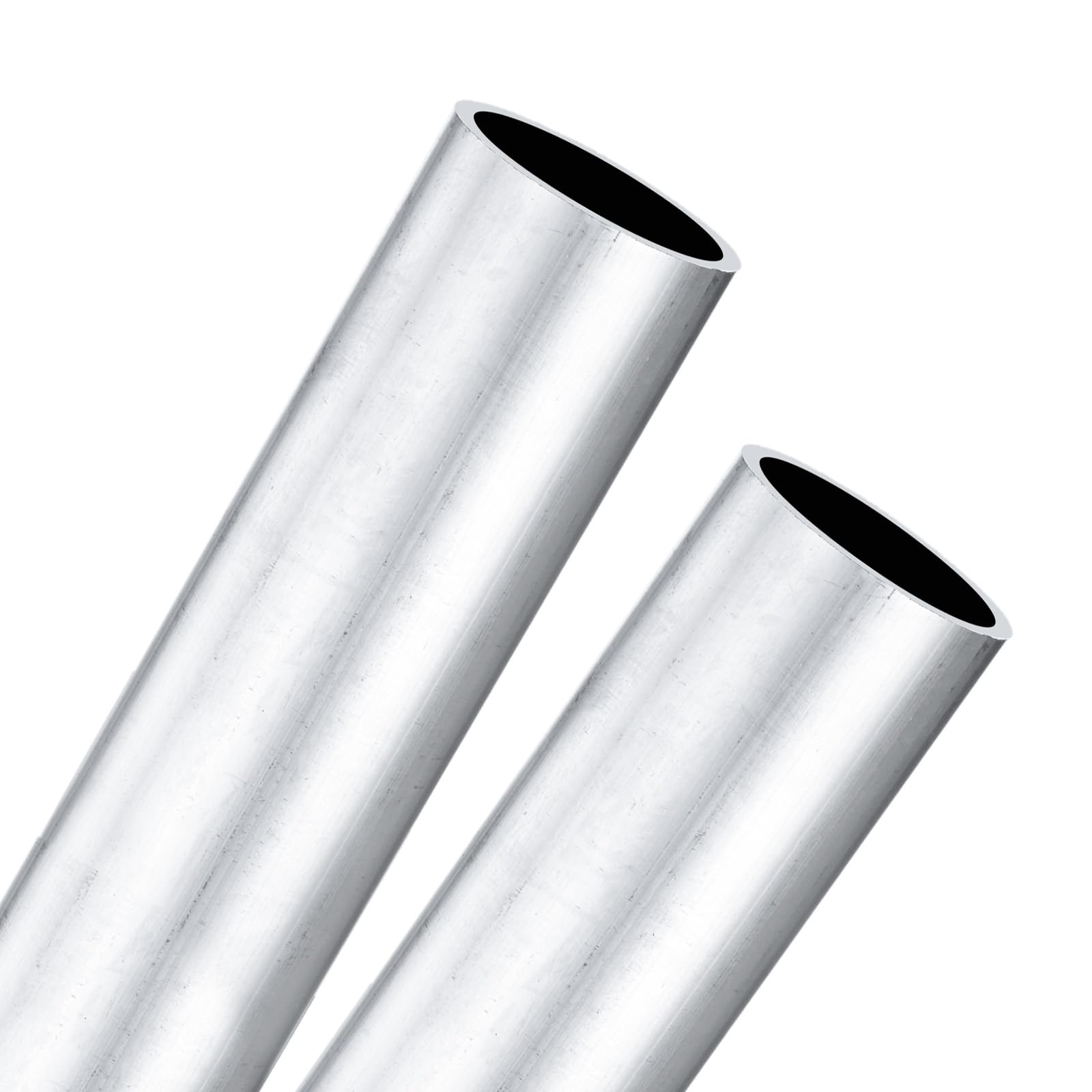 M METERXITY 2-Pack 400mm 6063 Aluminum Round Tube, 20mm ID 23mm OD Seamless Aluminum Tubing for Construction/Machining/DIY Crafting, Metal Straight