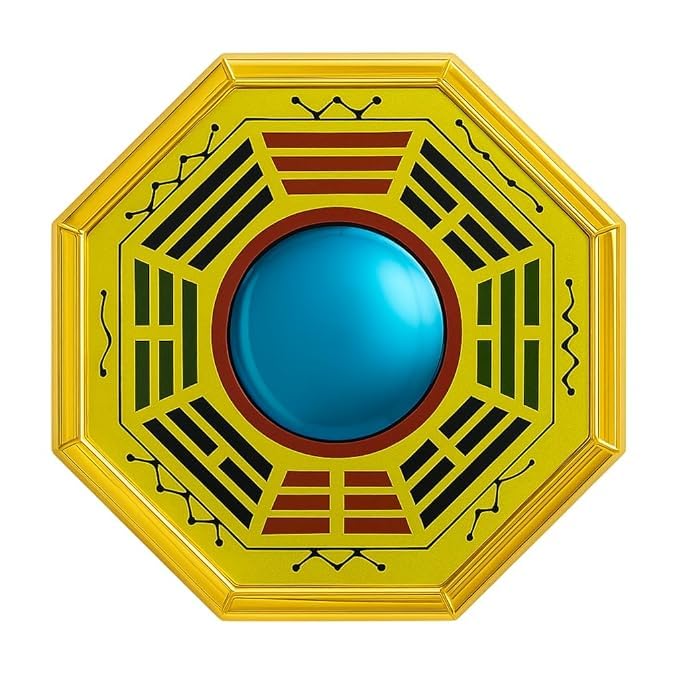 Image of Feng Shui Pakua Mirror | Wall & Door Decor for Positive Energy, Protection & Vastu Correction | Bagua Mirror to Remove Negative Energy (7.5Inch)