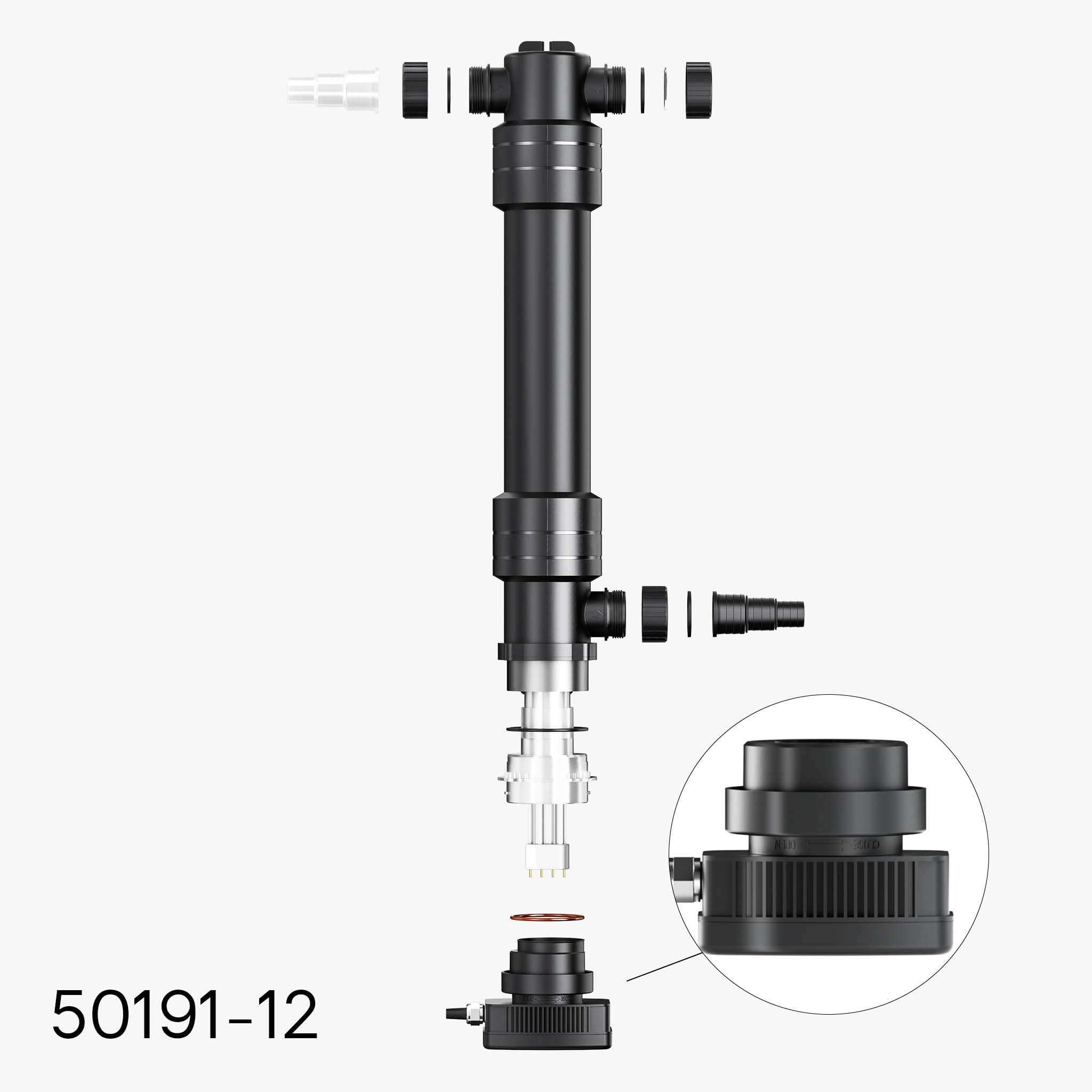 SunSun Repuesto para clarificador de Estanque CUV 672 - Kit de conexión de Transformador UVC