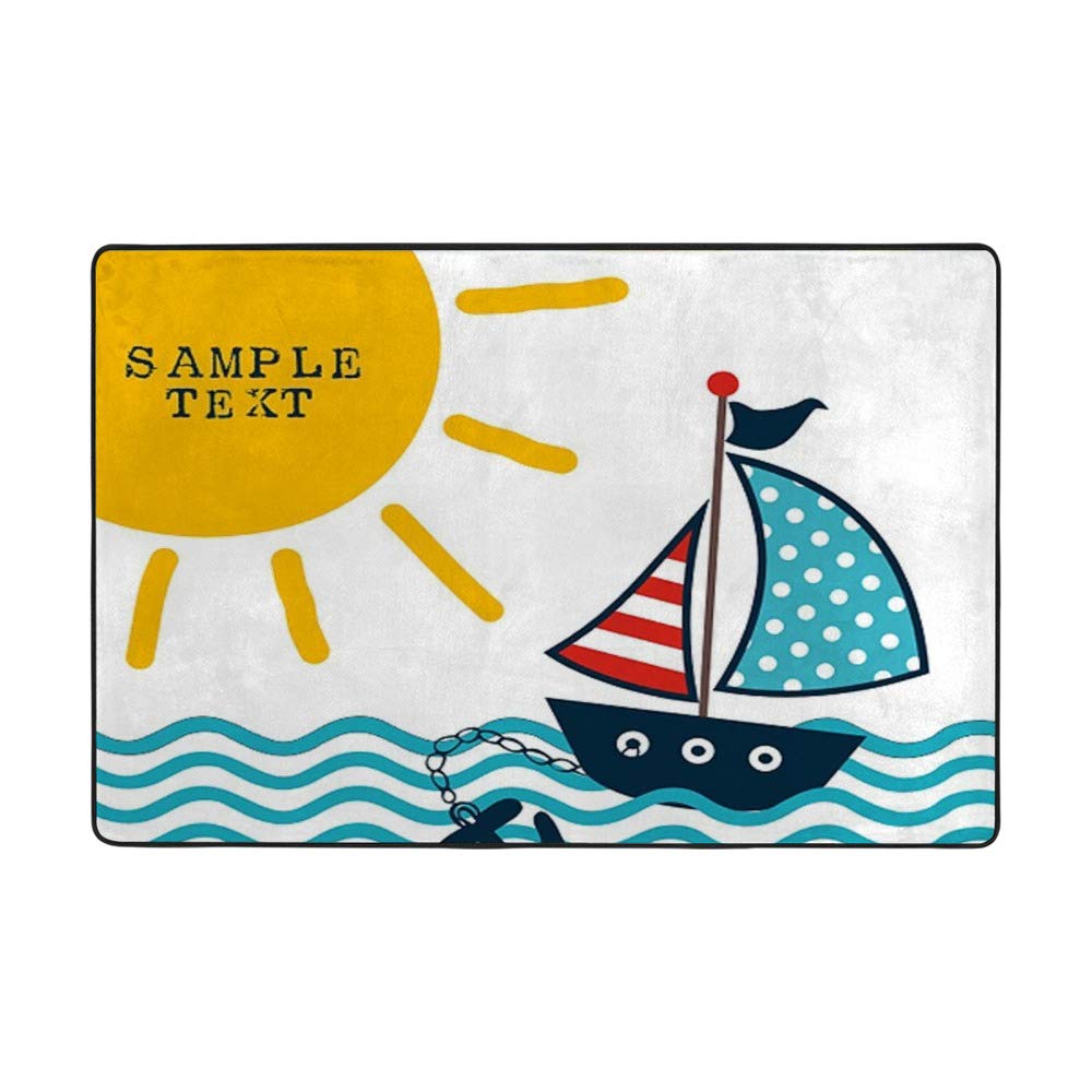 Grand tapis de maison moderne CHEHONG 60X39Inch pour salon et salle à manger