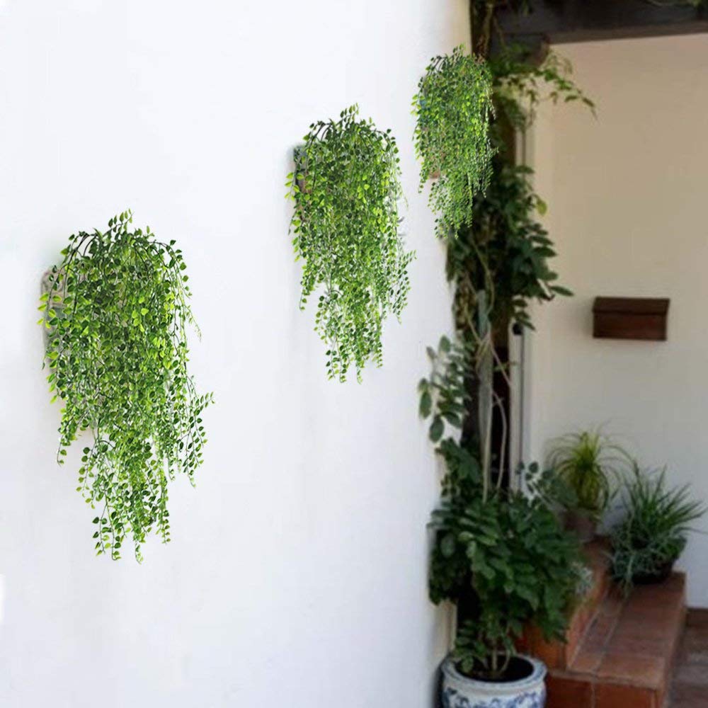 Homvik 24 Pezzi Di Edera Artificiale Rampicante | 2,4 Metri Ciascuno | Foglie Grandi 4-5 Cm | Per Decorazioni Interne/esterne Senza Manutenzione